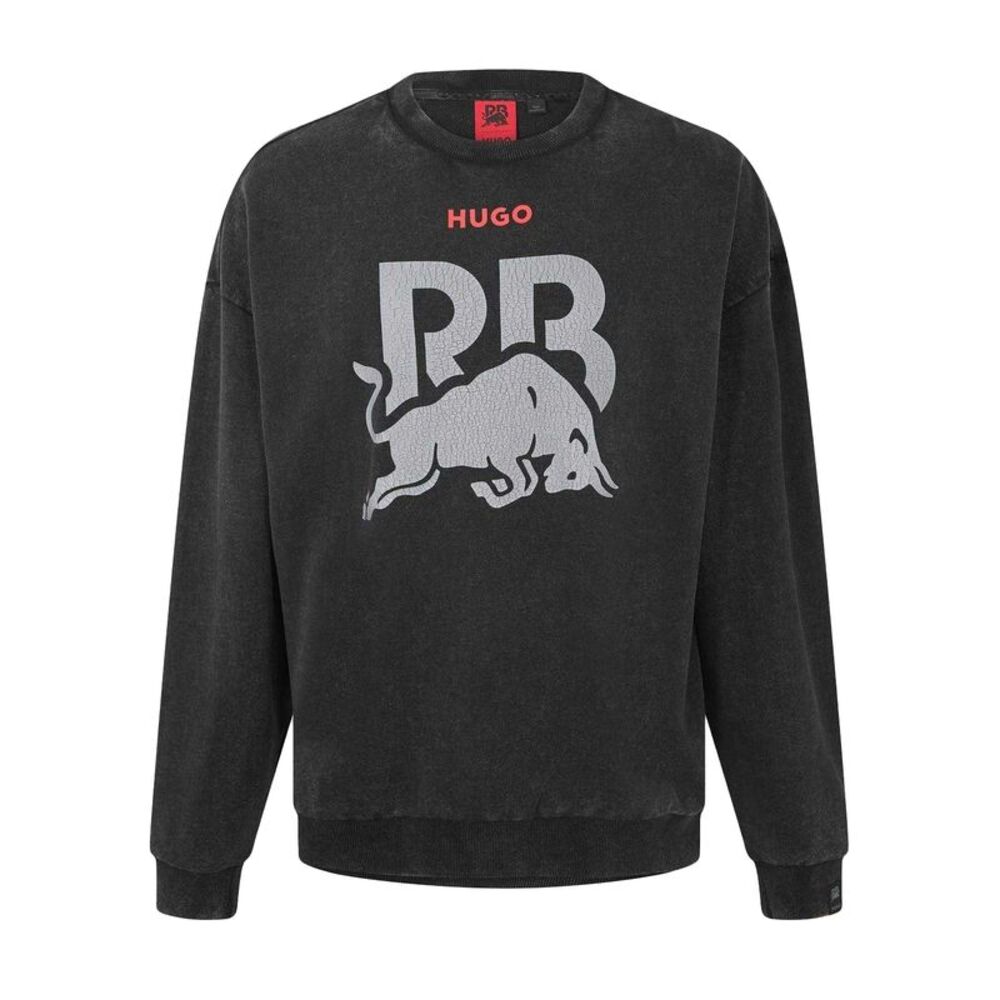 Hugo Mens Graphic Print Sweatshirt / Black